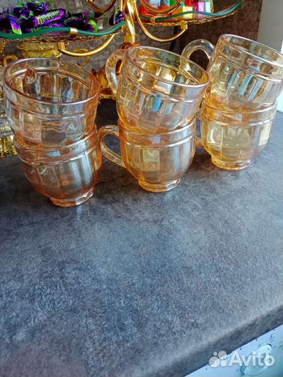 Чайные чашки 6 штук