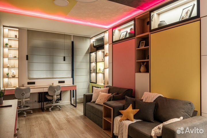 Римские шторы Лимонные RAL4748