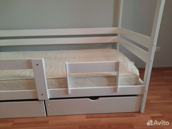 Детская кровать Sweet Home и матрас Askona Teeny