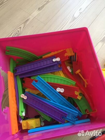 Детская игрушка конструктор «железная дорога»