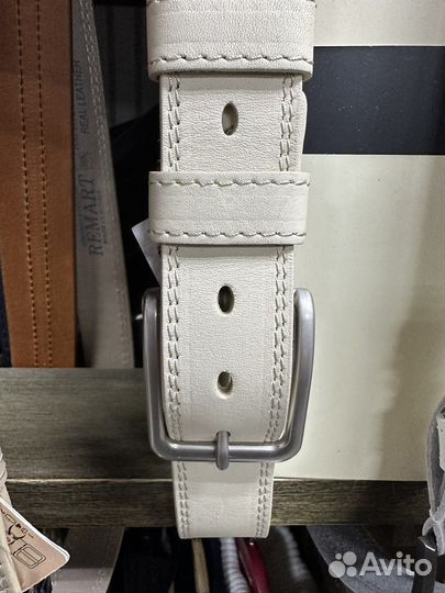 Ремень белый новый магазин
