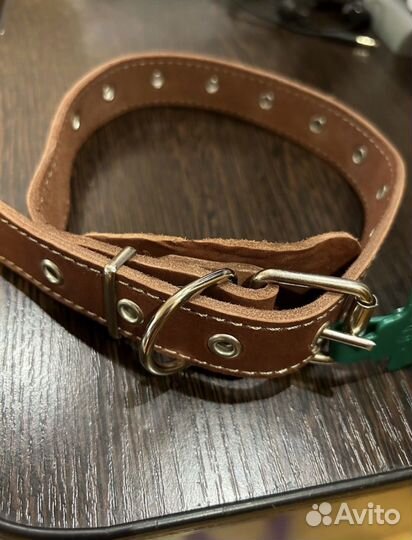 Ошейник из натуральной кожи