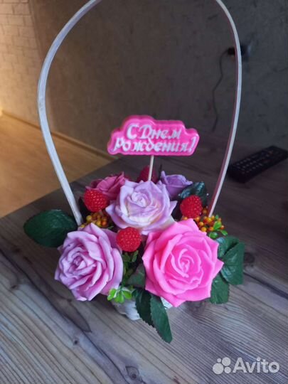 Мыло ручной работы букеты