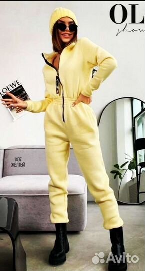 Комбинезон на флисе новый