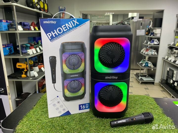 Колонка беспроводная с микрофоном phoenix, 16Вт