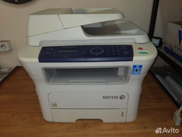 Лазерное Мфу Xerox 3220 запр-н прошит дуплекс