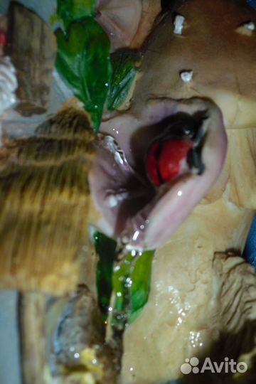 Декоративный фонтан-водопад настольный