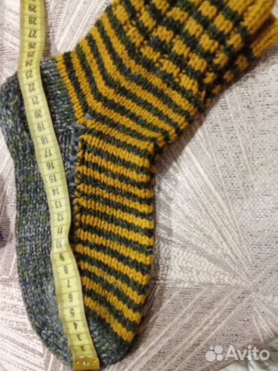 Вязаные носки ручная работа