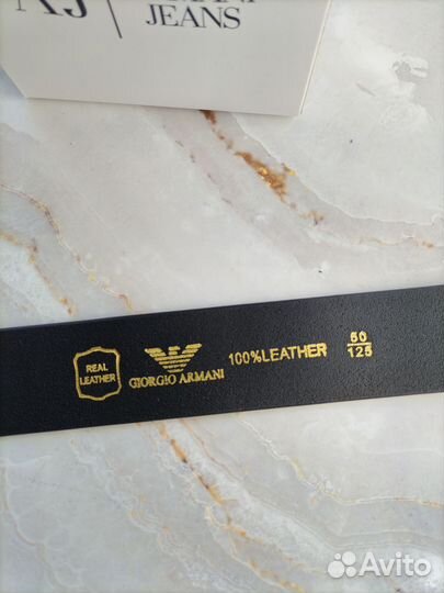 Ремень в коробке натуральная кожа