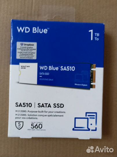 Ssd SATA m2 wd blue sa510 1tb