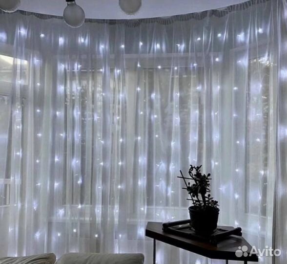 Гирлянда штора
