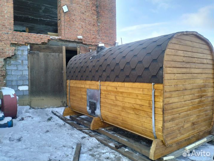 Баня бочка под ключ