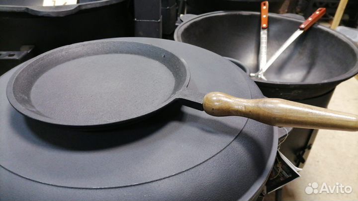 Чугунная сковорода Жаровня чугунная