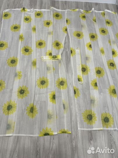 Тюль кухонная