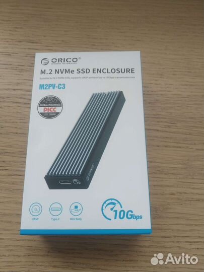 Usb nvme корпус SSD Orico M2PV-C3