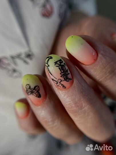 Маникюр гель лак