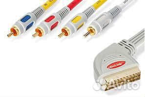 Кабель Delink 4RCA-scart