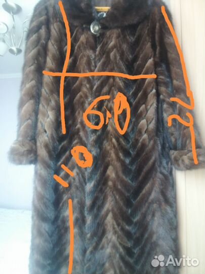 Шуба норковая из кусочков 50 54
