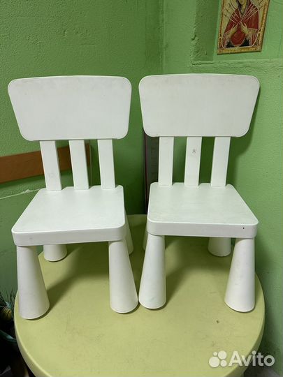 Стол и стулья икея IKEA маммут