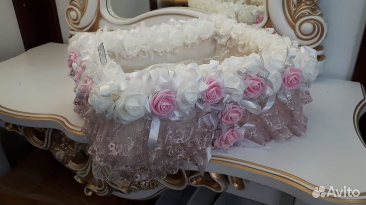 Корзинка, тарелки, бокалы все для свадьбы, свадебн