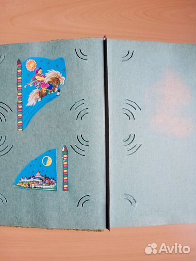 Альбом для фотографий плюшевый СССР