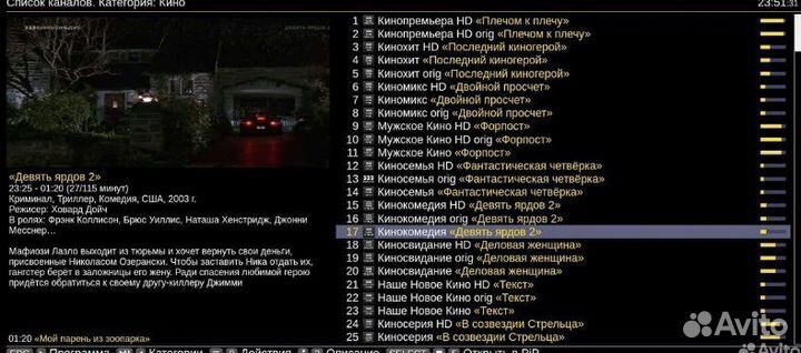 Телевидение, медиатека, премиум iptv каналы