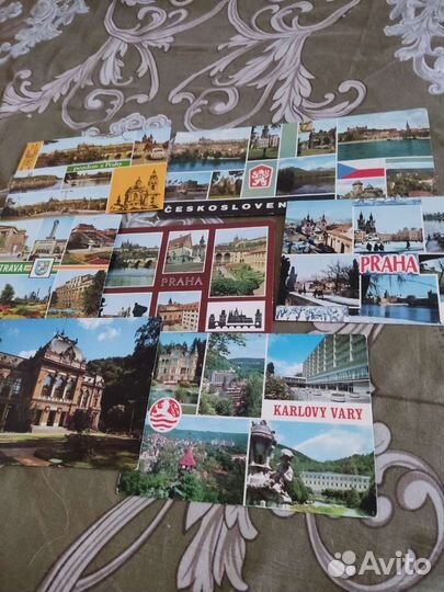 Старые открытки СССР и Чехословакии
