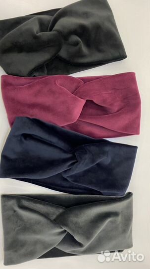 Теплые повязки на голову. Ободки