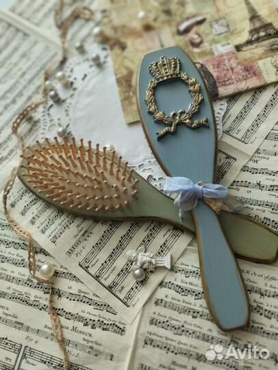 Расчёска деревянная, массажная