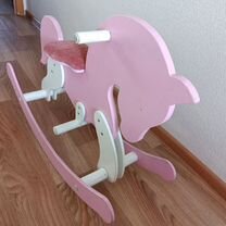 Лошадь качалка деревянная