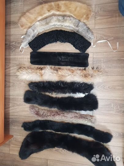 Шкурка животного, воротники, опушки 25 штук пакет