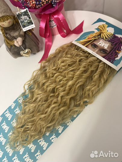 Афрохвост хвост на резинке