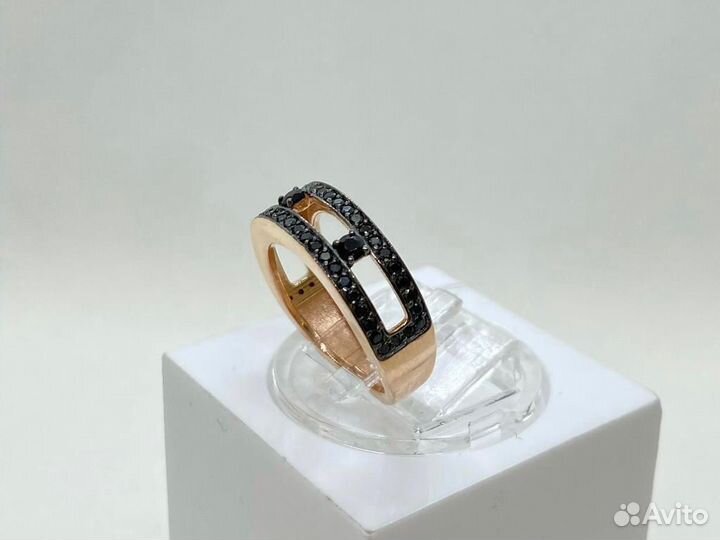 Золотое кольцо с камнями 585* (Врш ТЦ)