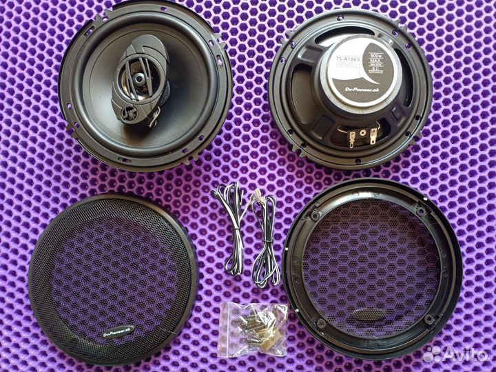 Колонки Pioner 16см, Новые