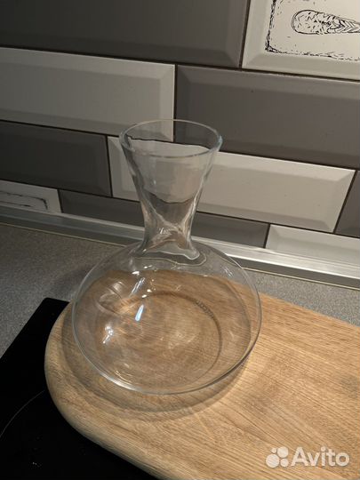 Декантер для вина с доской