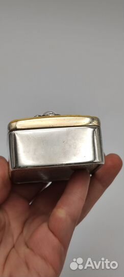 Таблетница Шкатулка эмаль высота 3 см, размер 5*5с