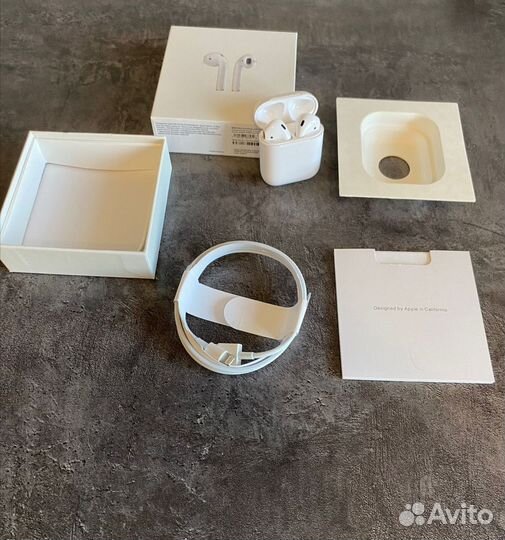 Беспроводные наушники apple airpods 2