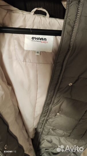 Пуховик женский 50 52 размер бу