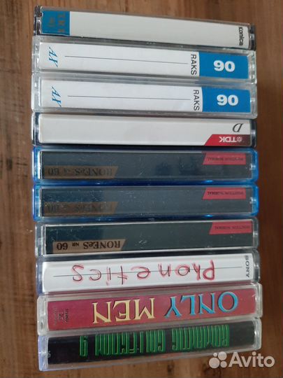 Аудиокассеты 10шт