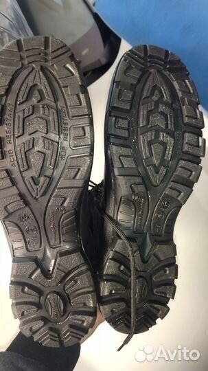 Ботинки с высокими берцами, натуральная кожа