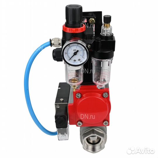 Кран шаровой DN.ru BV3232P(2pc) -FP-T-ISO-H Ду15 Ру63 полнопроходной двухходовой, нержавеющая сталь