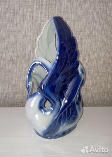 Ваза Лебеди, СССР большая 37 см