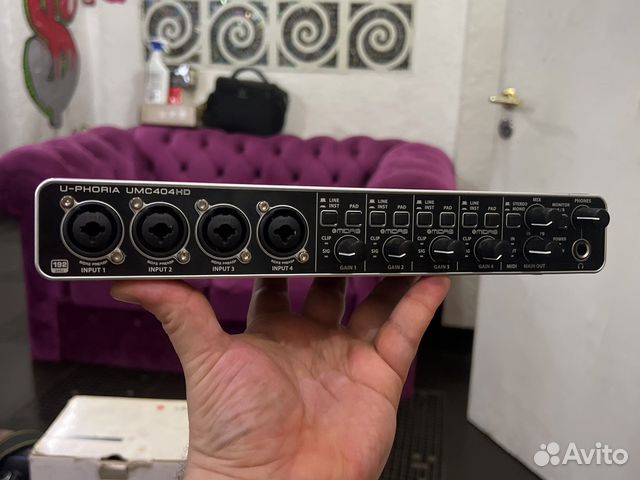 Behringer umc404hd купить в Москве | Электроника | Авито