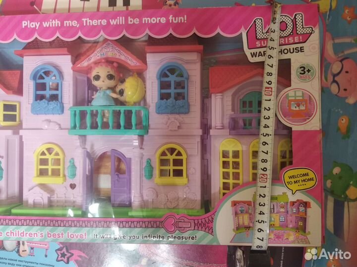 Домик кукольный новый