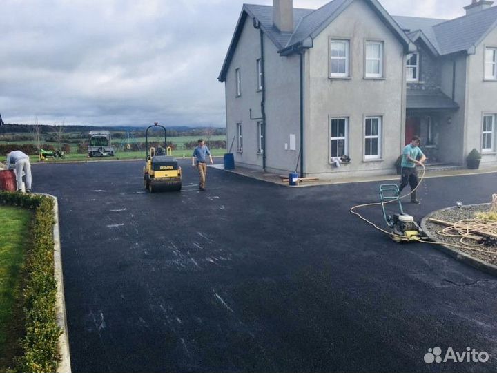 Асфальтирование укладка асфальта благоустройства