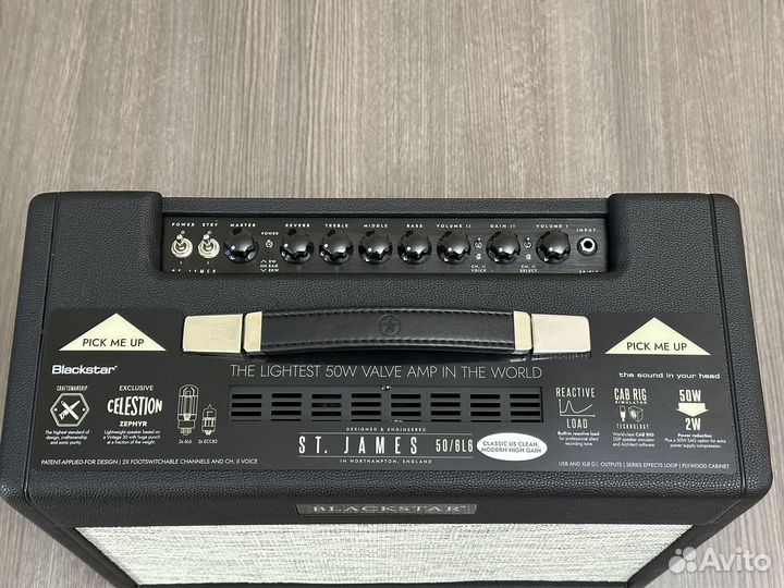 Комбоусилитель blackstar st. James 6l6