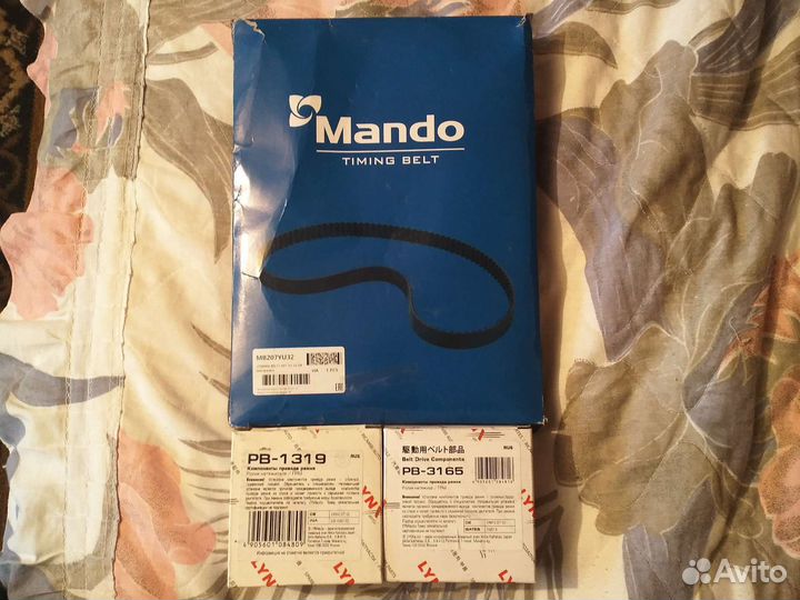 Ремень грм и 2 ролика на Киа Маджентис 2,5л