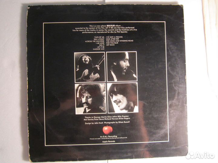 The Beatles – Let It Be - LP UK 1st press
