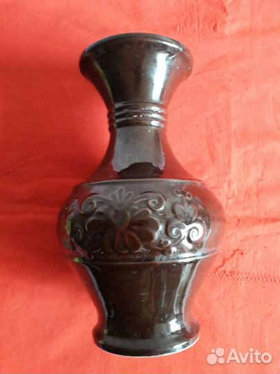 Ваза керамика, стекло под хрусталь