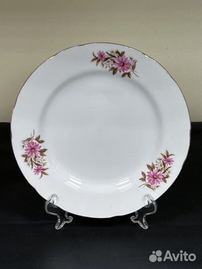 Тарелка для салата десертная 18 см Цветы yamatsu j